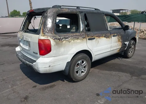 2005 Honda Pilot Ex из США, поврежденный, VIN 2HKYF18425H560563